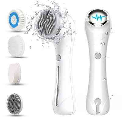 Facial Cleansing Brush, Brush For Exfoliating, IPX7 Waterproof 3 In 1 CJDropshipping