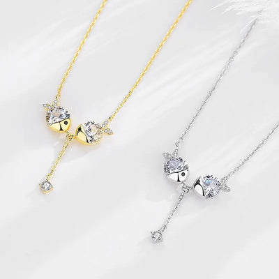 Cute necklace zircon necklace Rukku Store