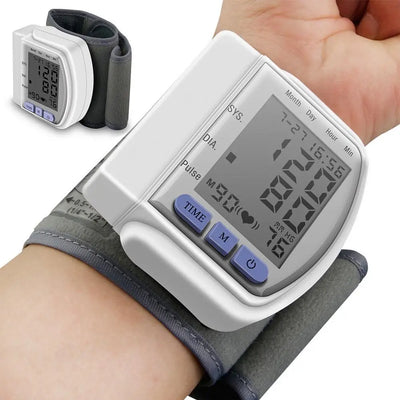 Digital Wrist Blood Pressure Monitor For Measuring Arterial Pressure Pink Iolaus