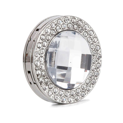 Gem and Rhinestone Purse Hanger Mauve Jasper