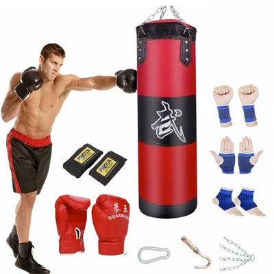 Boxing Trainer Fitness Punching Bag Set Yellow Pandora